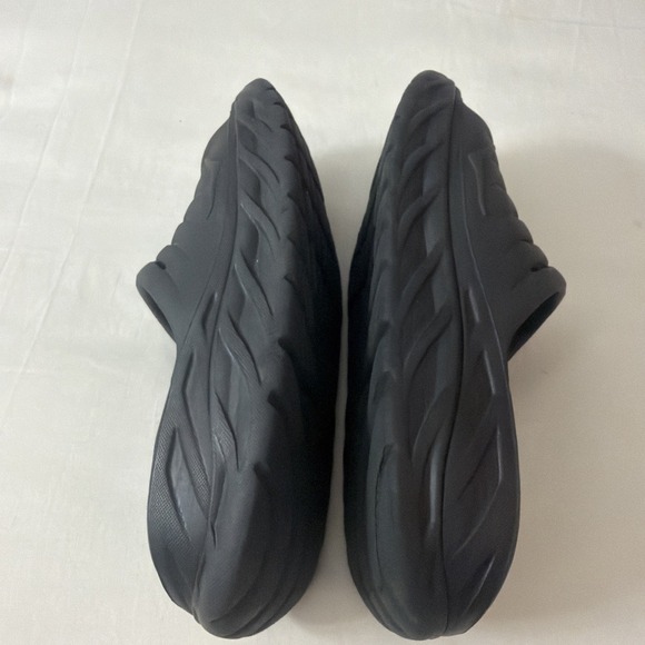 Hoka One One Ora Recovery Slide Sandals Mens 9 Womens 11 Black Cushioned Slide - Picture 6 of 16